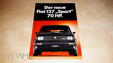 Duże zdjęcie Prospekt Fiat 127 "Sport" 70HP 1979