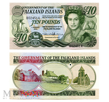 10 Pounds 2011 (B024514) Falkland Islands