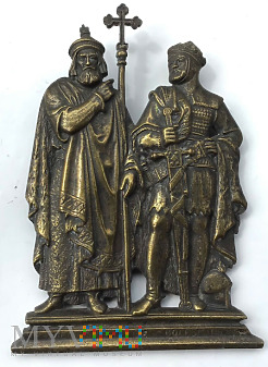 Płaskorzeźba Mieszko I i Bolesław Chrobry