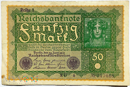 Niemcy 50 marek 1919