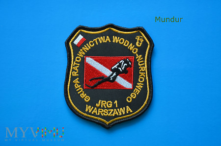 Oznaka GR Wodno-Nurkowego JRG-1 Warszawa