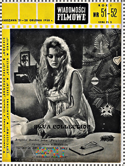 WIADOMOŚCI FILMOWE - CZASOPISMO - BRIGITTE BARDOT