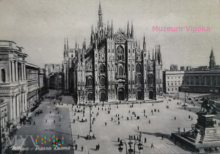 Mediolan - Wiktor Emanuel II + katedra (pozioma)