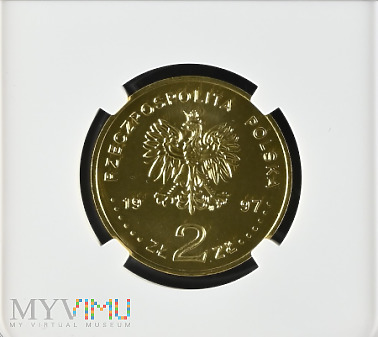 2 złote 200- L. ur. P. E. Strzeleckiego- NGC MS68
