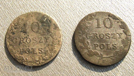 10 groszy polskich 1831.