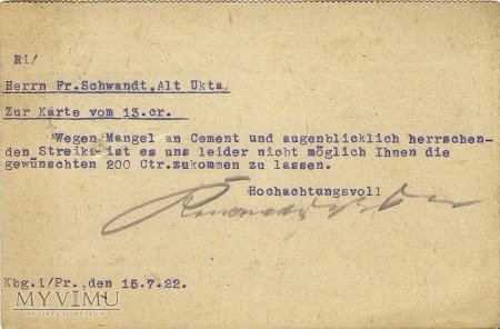 Raikowski & Konigsberg 1922 r.