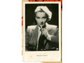 Marlene Dietrich Łotwa Pocztówka papieros Latvia