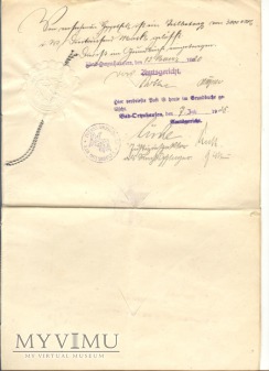 List hipoteczny z 1883 roku.