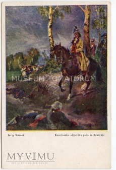 Kossak - Kościuszko objeżdża pola racławickie