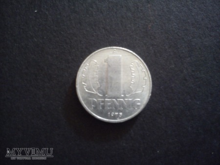 Duże zdjęcie 1 Pfennig NRD-1973
