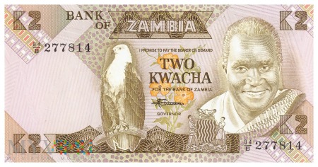 Zambia - 2 kwacha (1988)