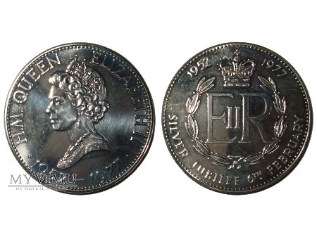 Elżbieta II W. Brytania medal jubileuszowy 1977