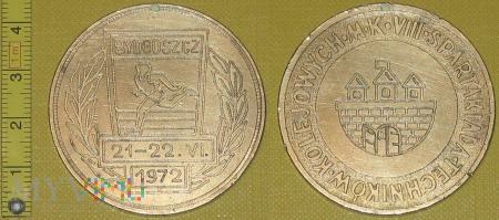 Medal kolejowy - sportowy Spartakiady Techników K.
