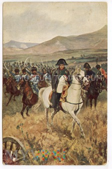 Napoleon na czele swoich Husarów w 1812