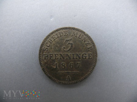 3 fenigi 1867