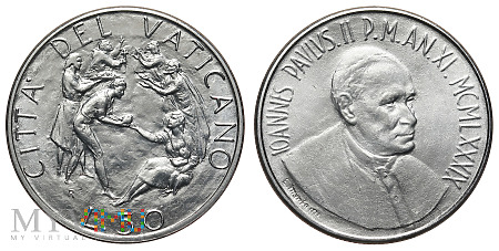 Duże zdjęcie 50 lirów, 1989, moneta obiegowa