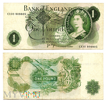 1 Pound 1970 (CX30 808805) England