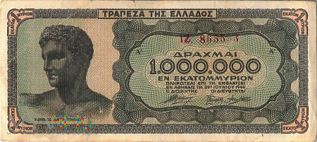 Duże zdjęcie Grecja - 1 000 000 drachm (1944)