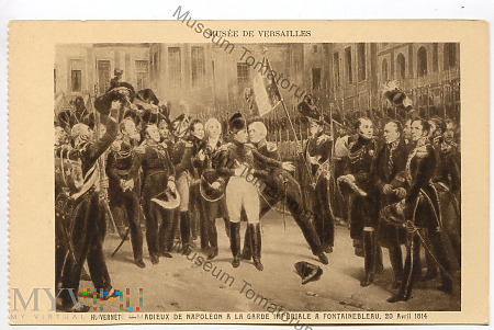 Pożegnanie Napoleona z gwardią cesarską w 1814 r.