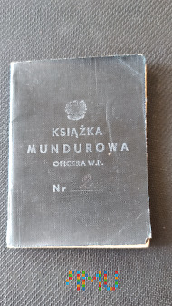 Książka Mundurowa Oficera WP Samodzielnego Pułku