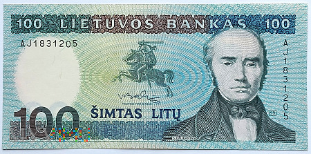 Litwa 100 litów 1991