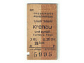 Bilet podwójny Schacht Sobieski - Krenau 1944