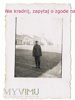 Zdjęcie żołnierza WH w Zdunach k. Krotoszyna