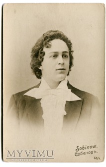 Duże zdjęcie c 1905 Leonid Sobinow - tenor śpiewak operowy