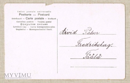 c. 1900 Pocztówka - dziadek do orzechów