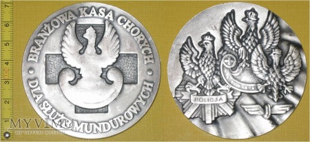 Medal kolejowy - usługowy Branżowej Kasy Chorych