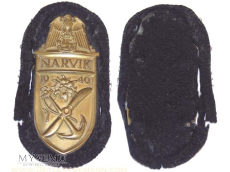 Tarcza Naramienna Narwik Narvikschild