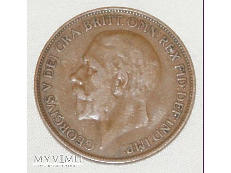 One Penny 1927 brąz