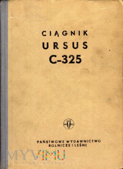 Ursus C- 325 Instrukcja i Katalog cz.zam.