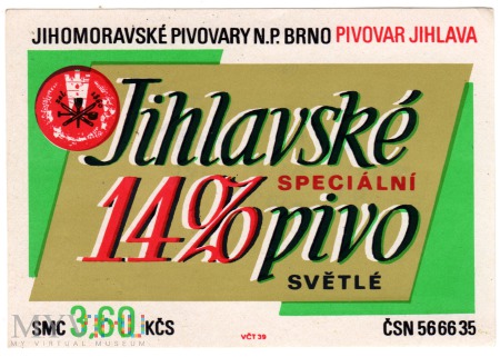 Jihlavské 14% Pivo