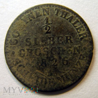 1/2 Silber Groschen - 1826 rok - A