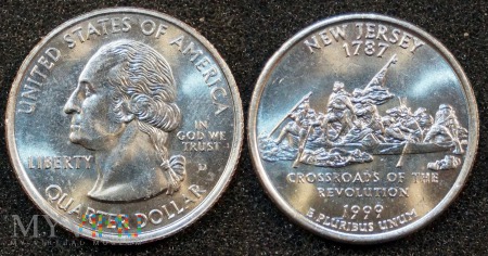 25 CENTS New Jersey 1999