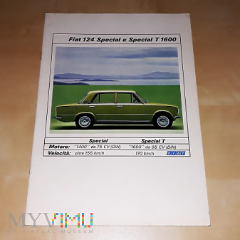 Prospekt Fiat 124 Special & 124 Special T 1973