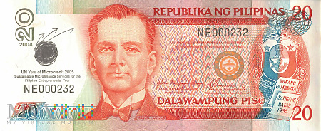 Filipiny - 20 pesos (2004)