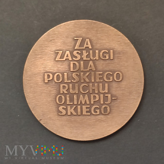 Za zasługi dla polskiego ruchu olimpijskiego