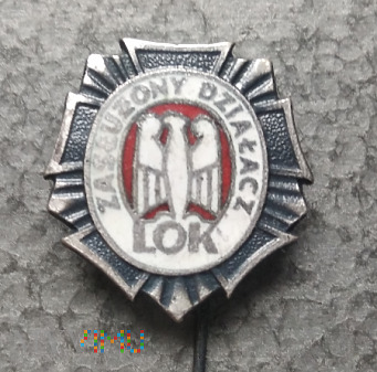 Srebrna Odznaka Zasłużony Działacz Ligi Obrony Kra