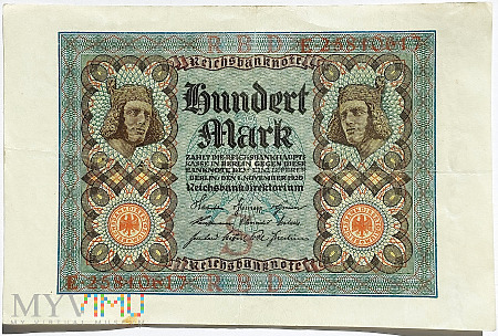 Niemcy 100 marek 1920