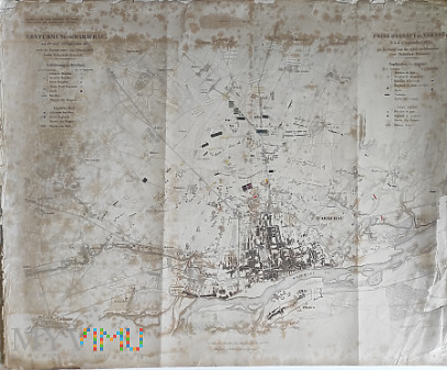 Mapa warszawy w dniach 6-7 wrzesnia 1831 roku BIS
