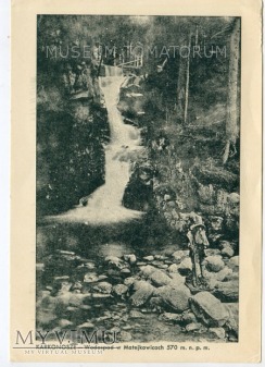Karkonosze - wodospad "Podgórnej" - 1946