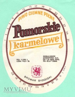 Pomorskie, karmelowe