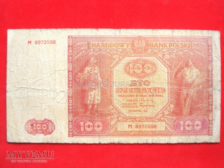 100 złotych 1946 rok