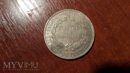 Moneta 1908 Indo Chine Francaise Piastre FALS.