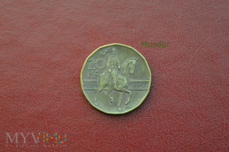 Duże zdjęcie Moneta czeska: 20 korun českých