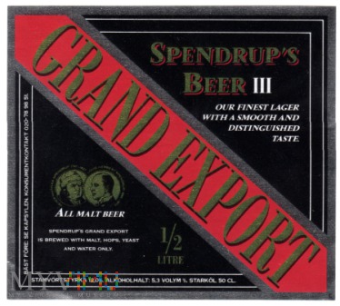 SPENDRUP's GRAND EXPORT