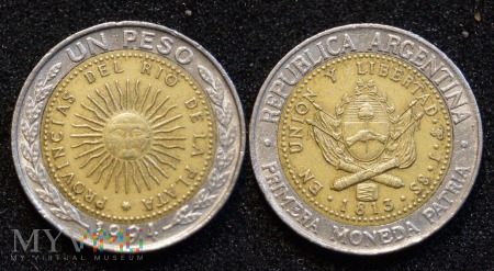 Duże zdjęcie Argentyna, 1 peso 1994