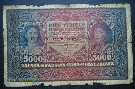 5000 marek polskich - 7 lutego 1920